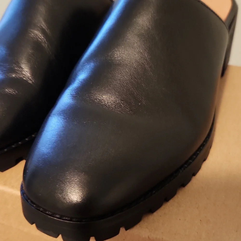 Madewell Black Leather Women's Mules - Picture 5 of 8
